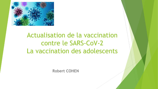 Diaporama vaccination Adolescents enfants