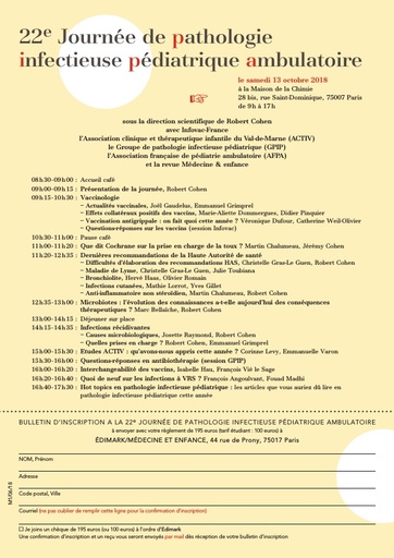 Programme PIPA 2018