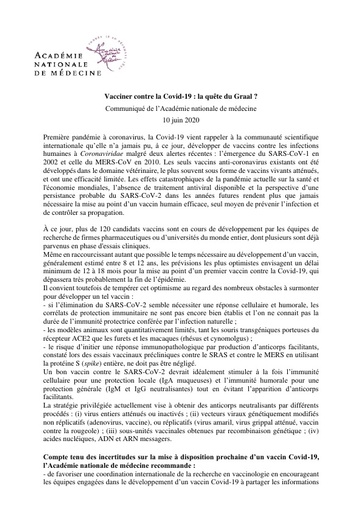 Lien 3 Bulletin Communique vaccin Covid definif