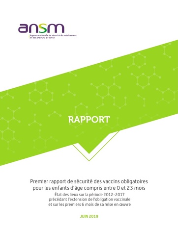 Bulletin Juillet Lien 1 ANSM Rapport vaccins juin2019