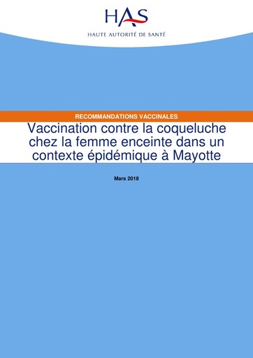 Lien 1 Vaccination coqueluche femme enceinte