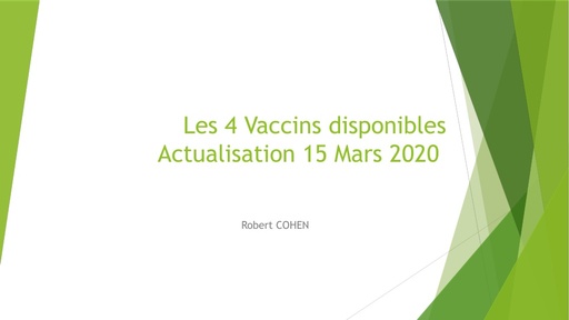 Actualisation Diaporama COVID Vaccination