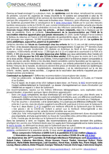 2021 12 Bulletin Infovac