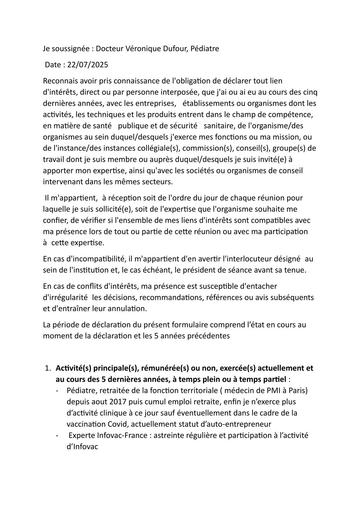 DCI V Dufour
