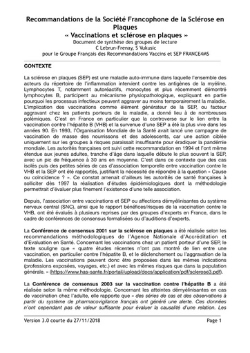 Bulletin Juillet Lien 3 SEP et Vaccination argumentaire FR