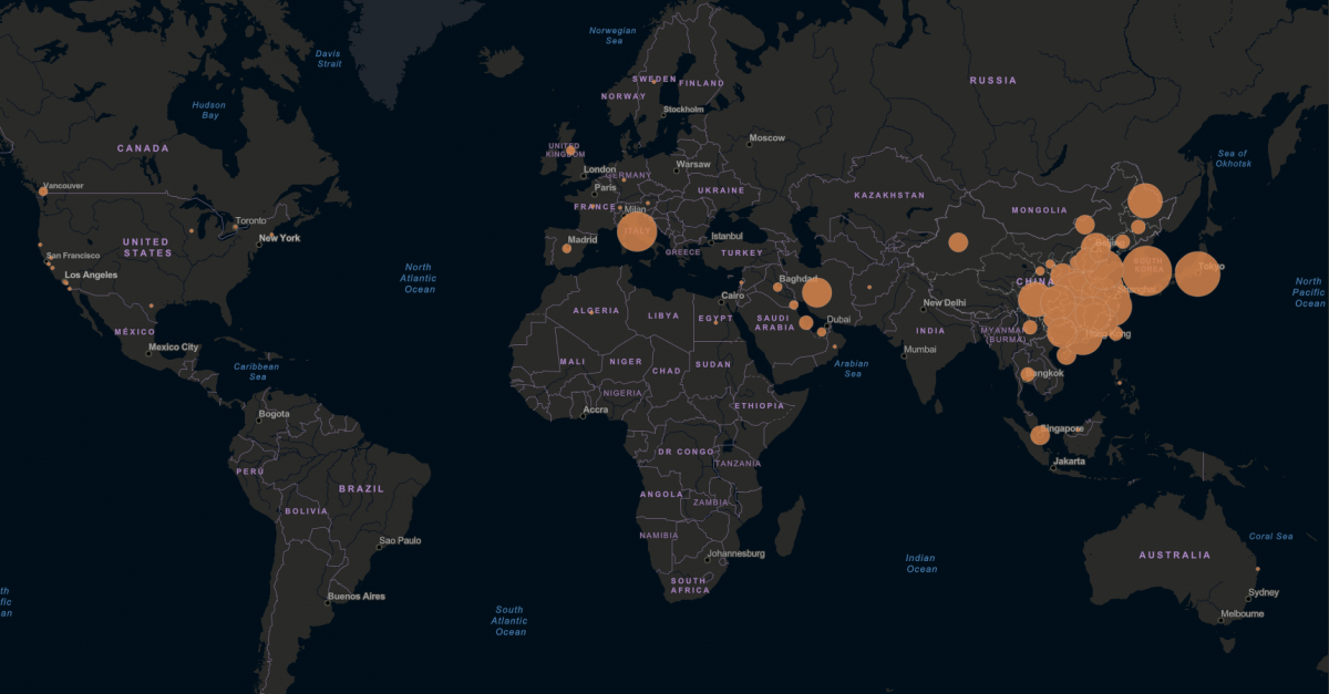 L'info du jour : le coronavirus dans le monde